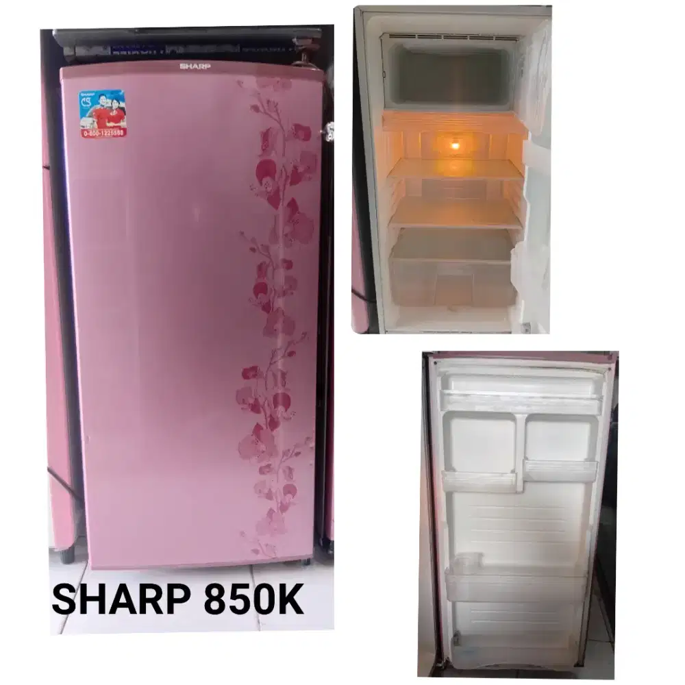 Kulkas SHARP bekas bergaransi