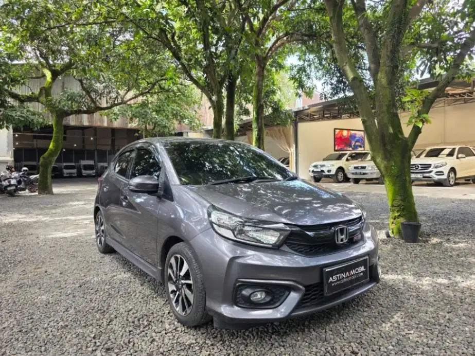Honda Brio 1.2 RS CVT Matic 2019 Abu ASTINA MOBIL No Brio E AT