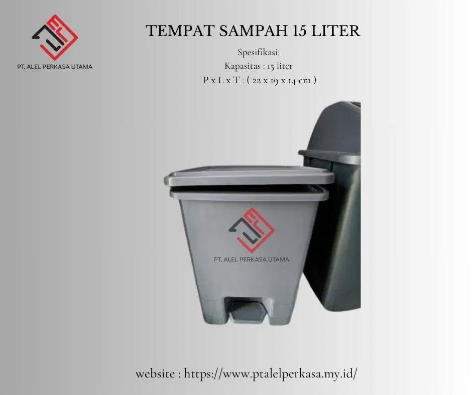 Tempat Sampah 15 Liter