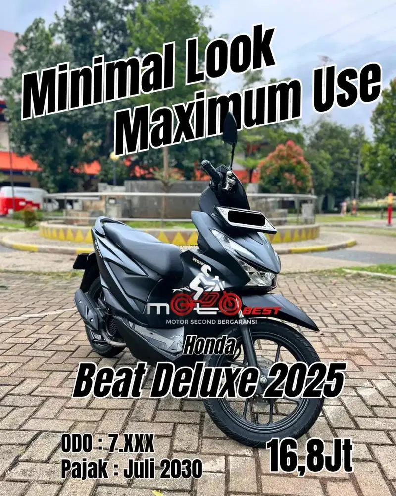 Honda Beat Deluxe 2025, Tgn Pertama, Mulus, Siap Pakai!