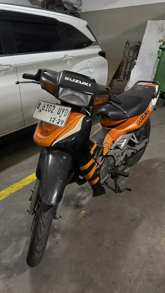 Suzuki Satria RU 120 Orange Black