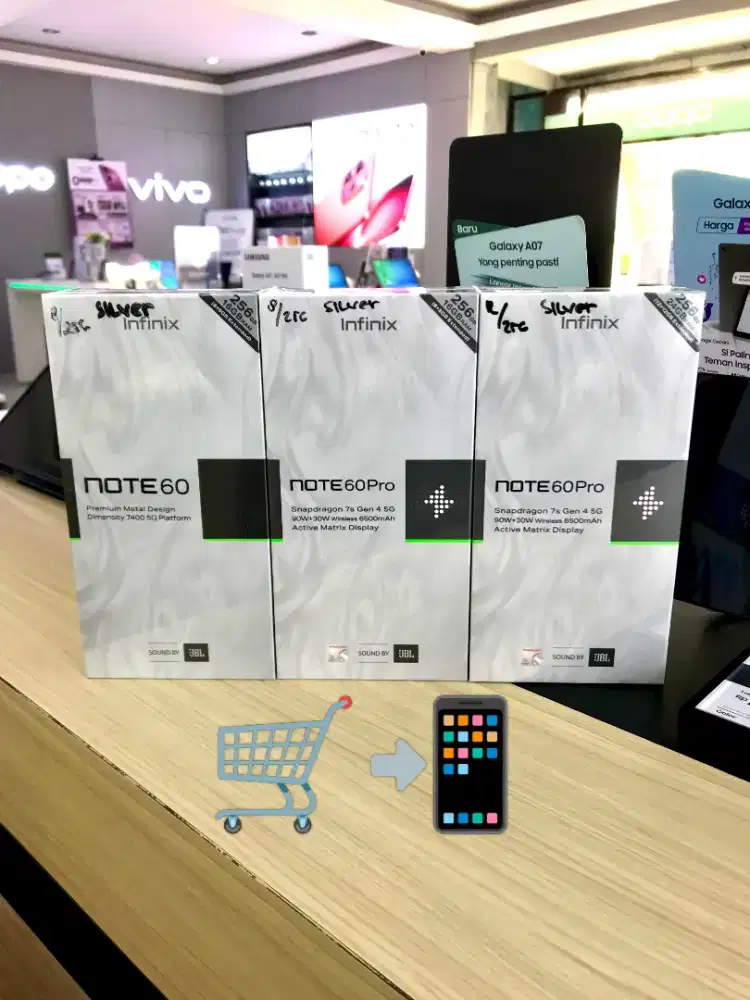 Infinix note 60 pro 5G 8/256 new original