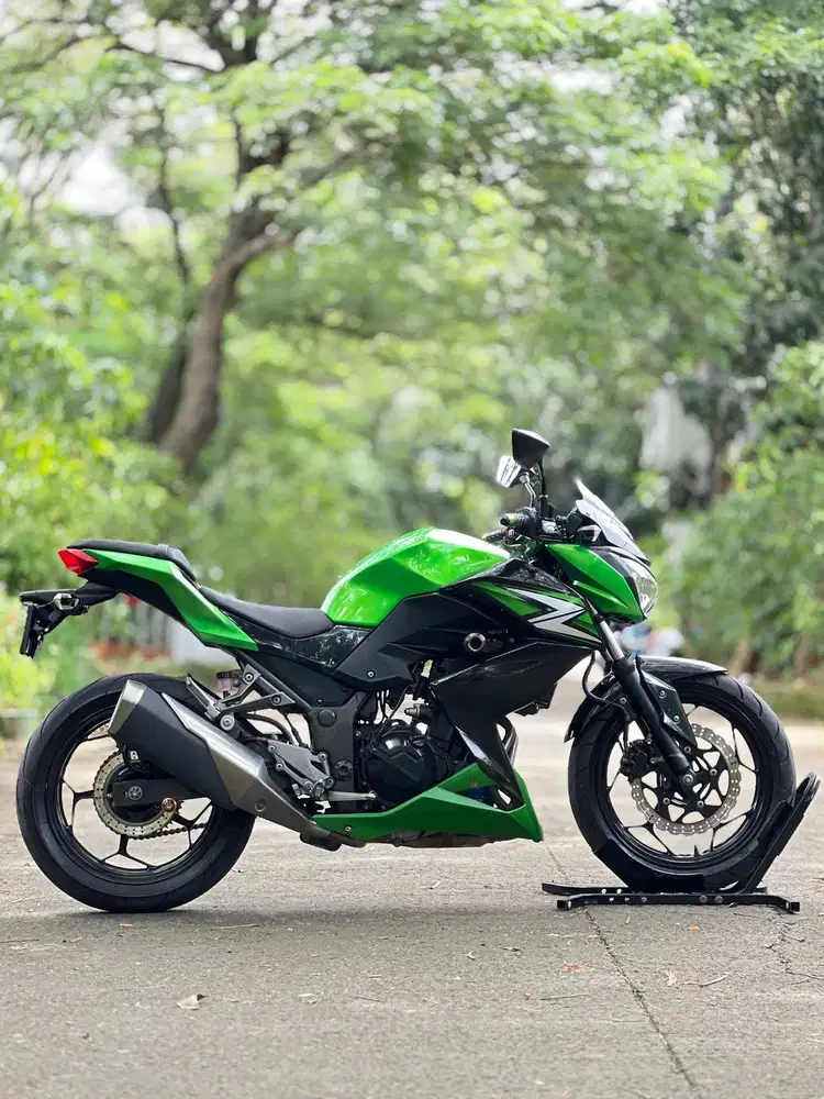 KAWASAKI Z250 FI 2014 HIJAU KM LOW SIAP RIDING
