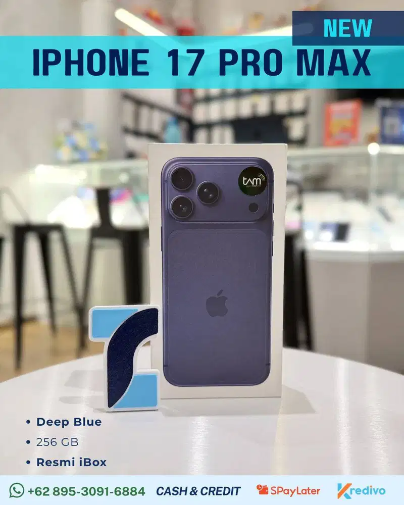 IPHONE 17 PRO MAX 256 GB - DEEP BLUE