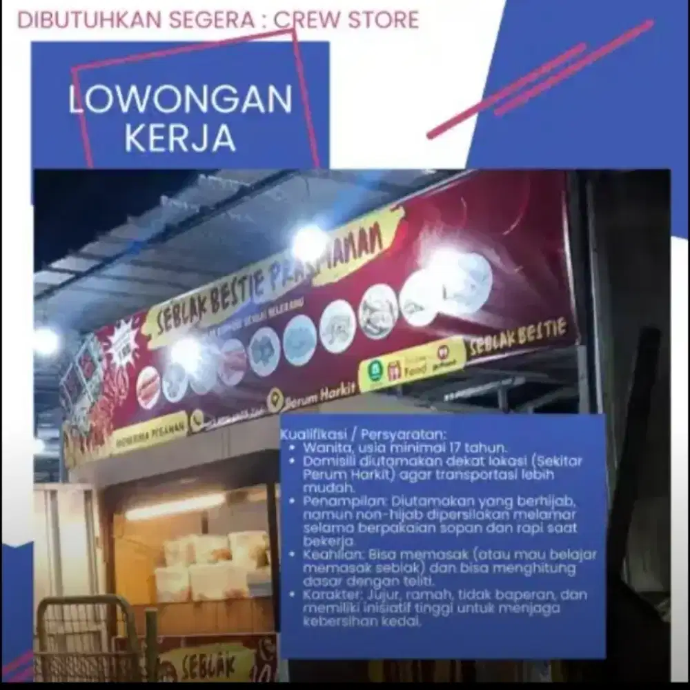 DIBUTUHKAN SECEPATNYA