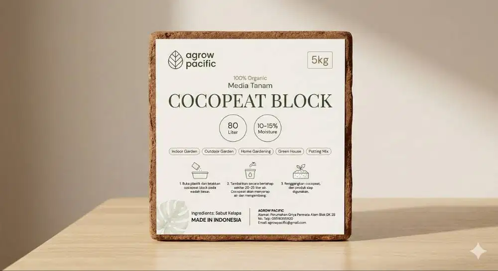 Cocopeat Block 5Kg