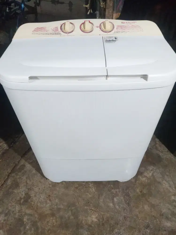 Mesin Cuci Sharp kapasitas 6/7kg Normal semua mesin Ori