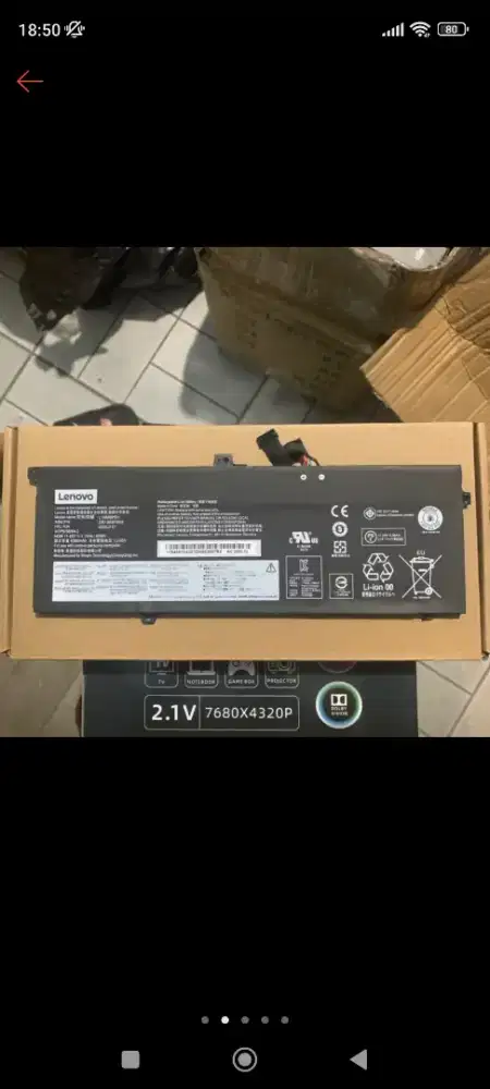 Baterai Lenovo Thinkpad X13 X390 X395 Gen 1 L18C6PD1 L18M6PD1 L18D6PD1