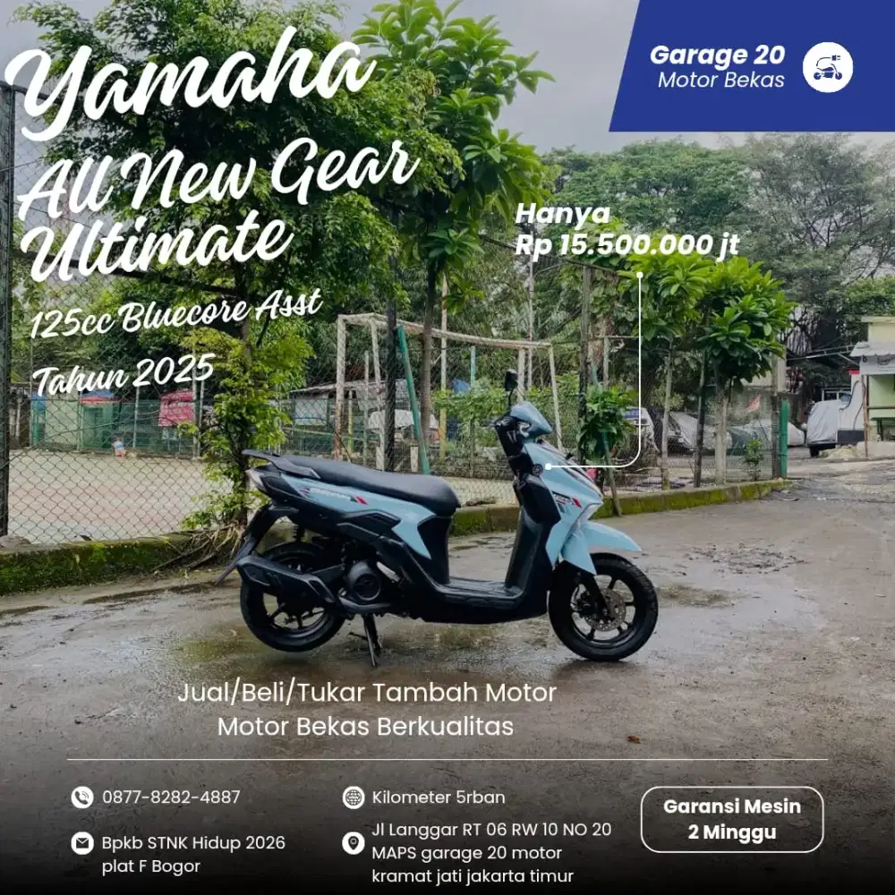 Yamaha All New gear 125cc ultimate Asst tahun 2025