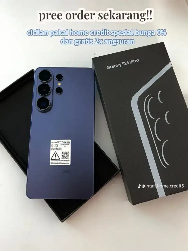 PO samsung galaxy S26 series pakai home credit bunga 0%