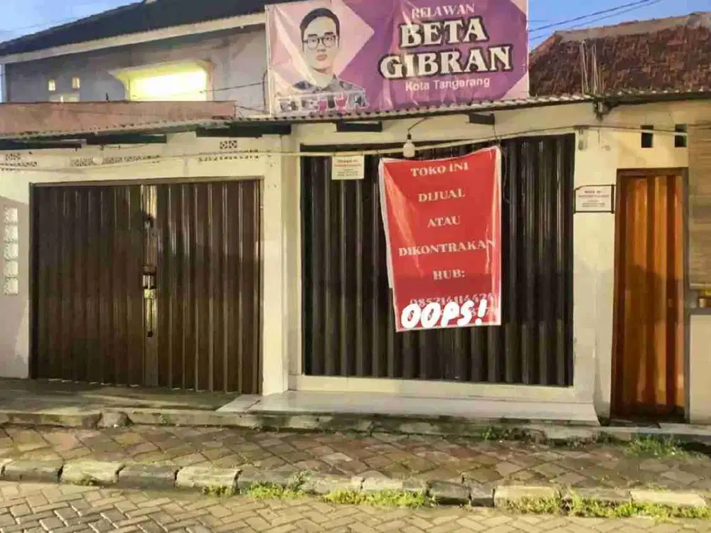 kios/Ruko Pinggir Jln raya kota Tangerang