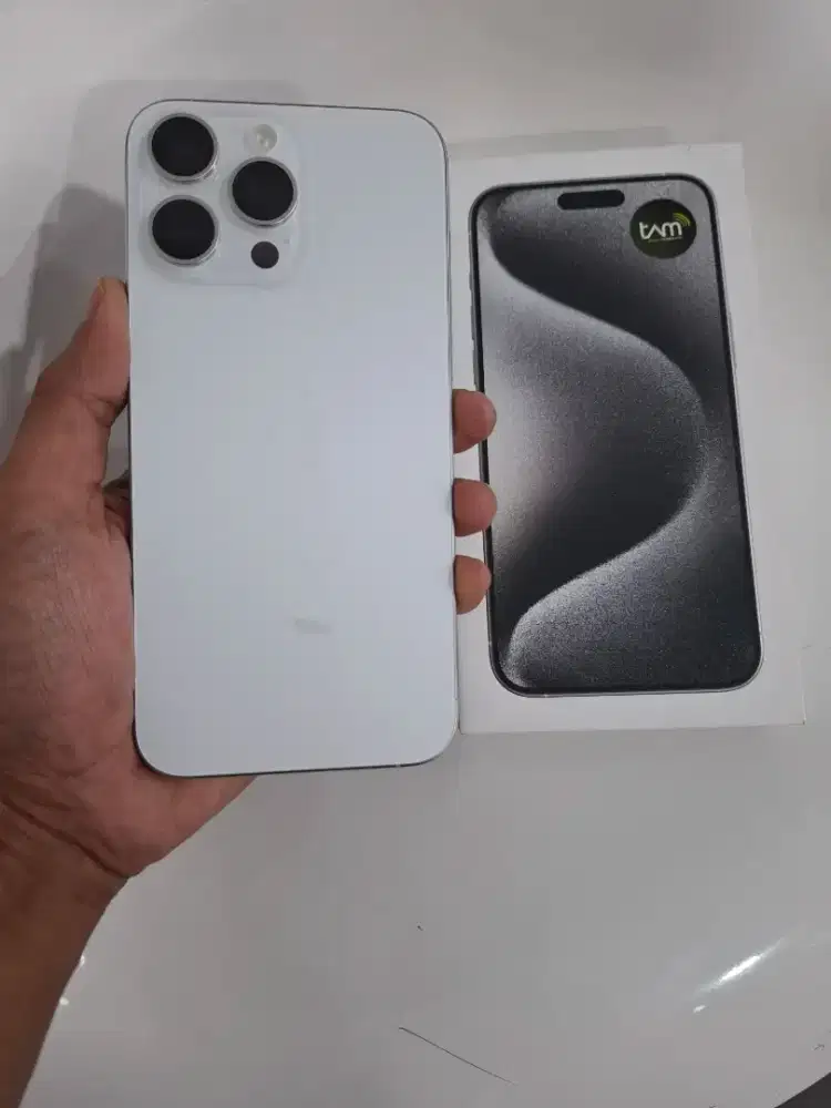 iPhone 15 promax 256gb iBox white titanium