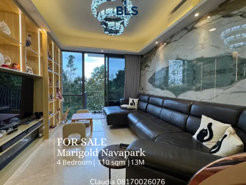 FOR SALE Apartement Marigold 4bedroom Navapark Bsd City