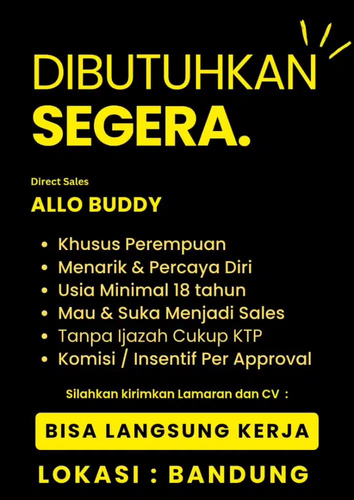 LOWONGAN KERJA SALES BANK DIGITAL