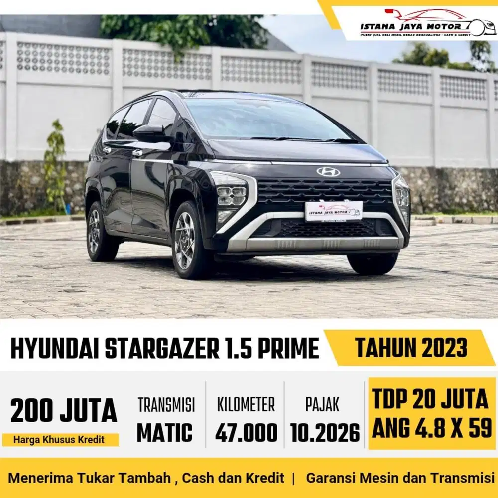 Hyundai Stargazer Prime AT th 2023 #istana jaya motor