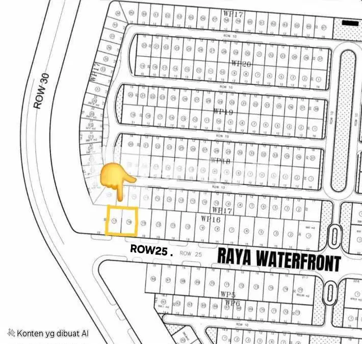 DIJUAL KAVLING SIAP BANGUN RAYA WATERFRONT CITRALAND SURABAYA  BARAT