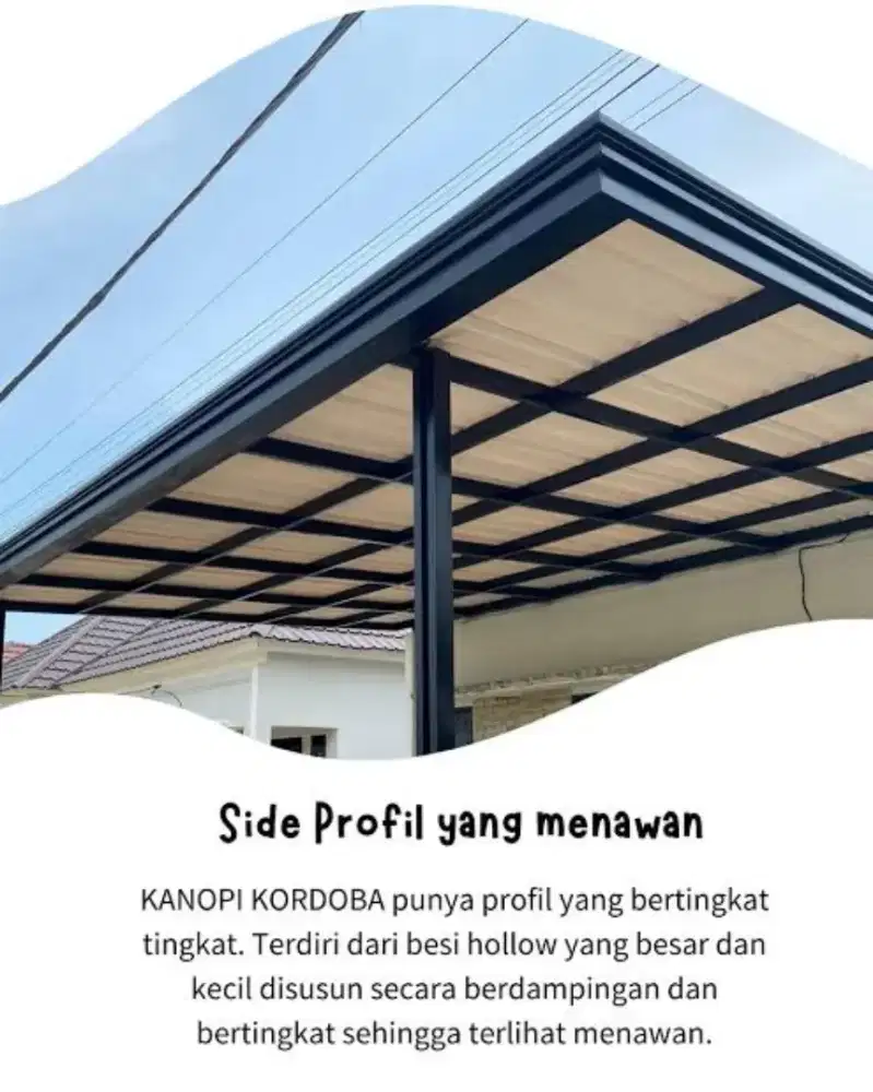 Kanopi carport . Kanopi teras . Kanopi alderon