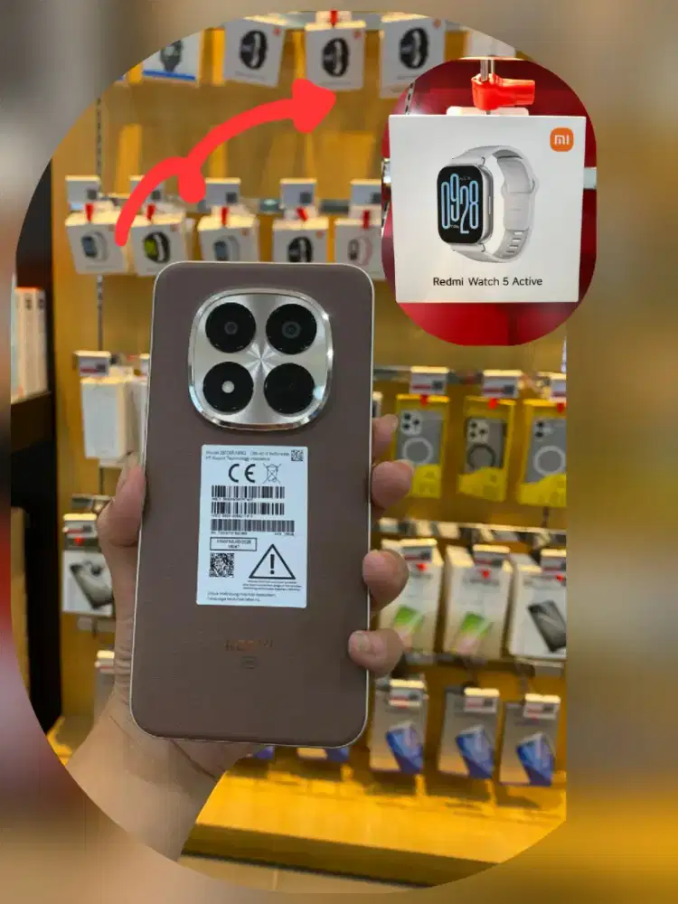 Promo Redmi Note 15 Pro+ gratis Watch 5 Active
