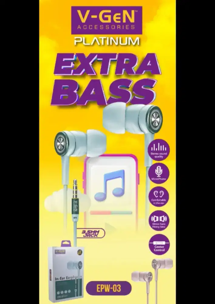 V-Gen Earphone  epw-03