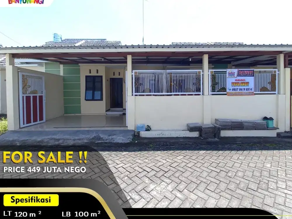 Dijual Rumah Second 400 jtan - Di Kebalenan Banyuwangi