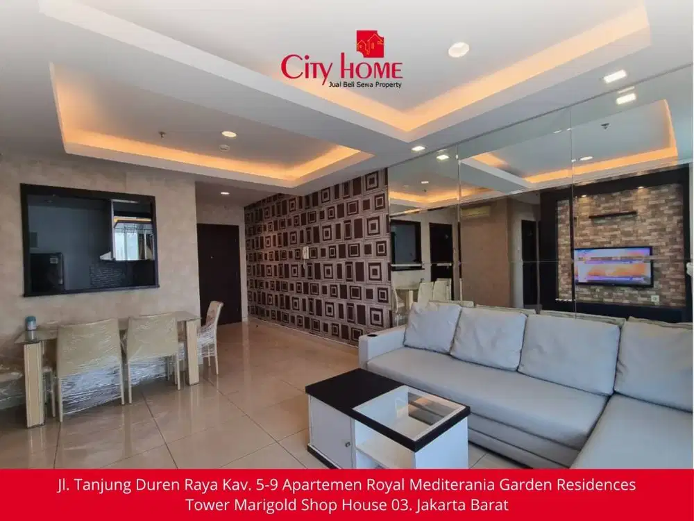 Sewa Apartemen Central Park - Tipe 2 + 1 Bedroom, Full Furnished