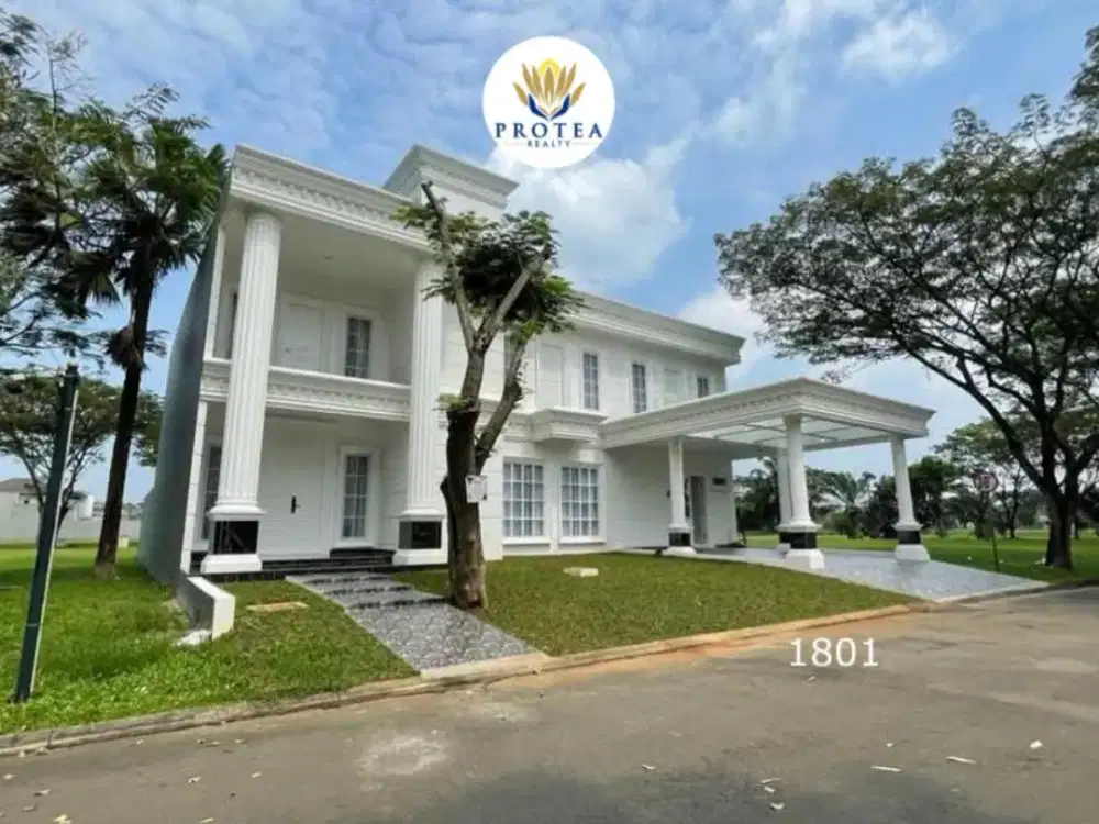 Rumah Besar dalam Cluster dengan View Lapangan Golf