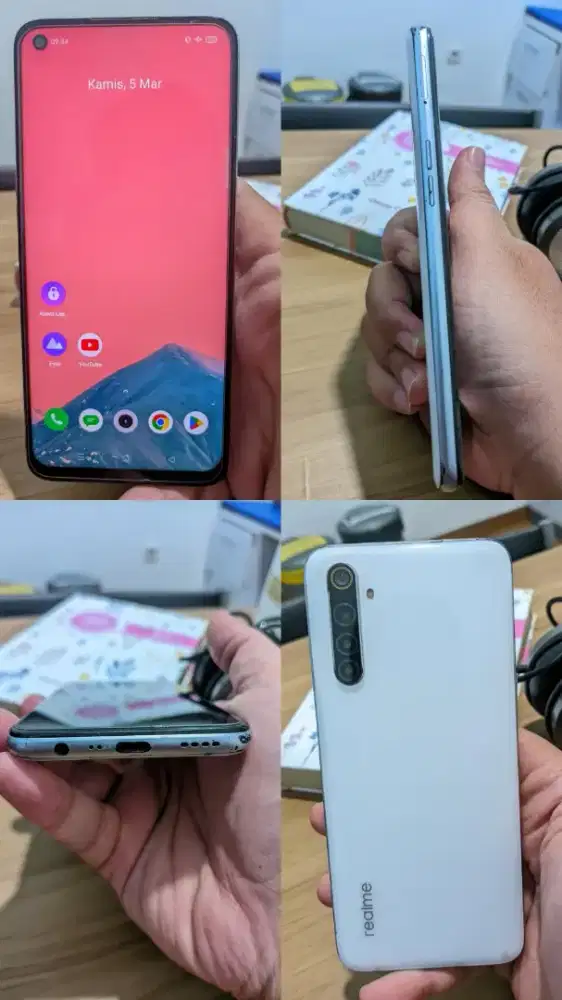 realme 6 4/128 hp casan no minus hanya pemakaian aja