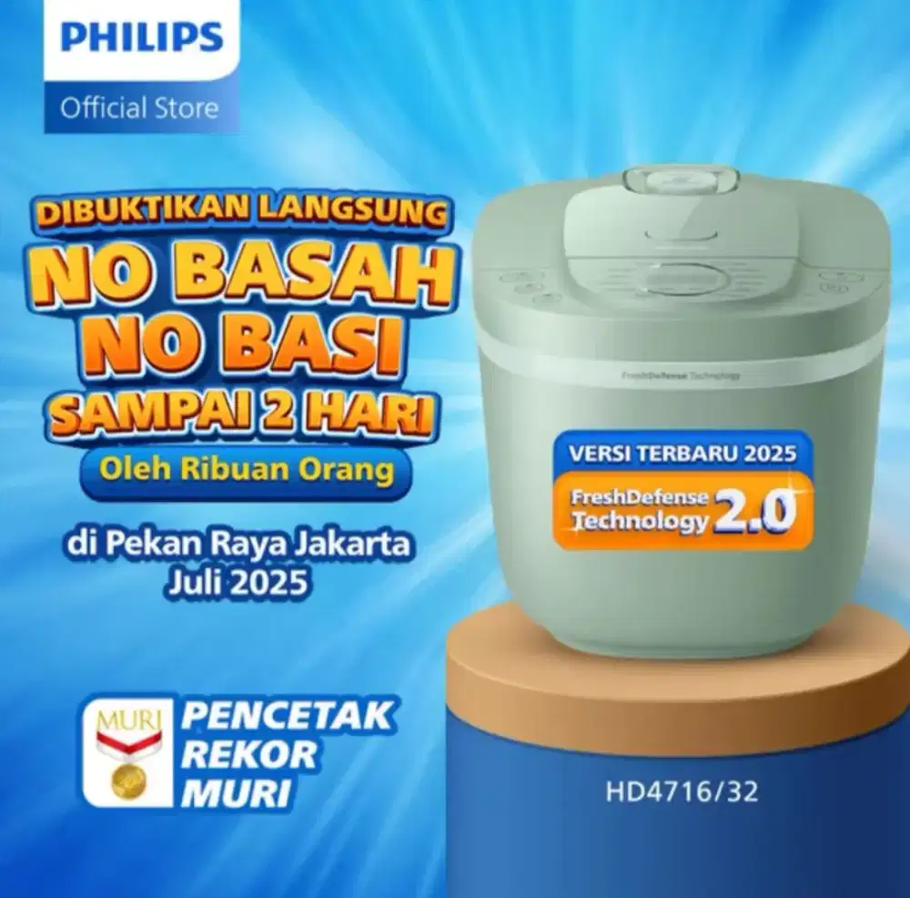 Smart Rice Cooker Philips Digital Series HD4716