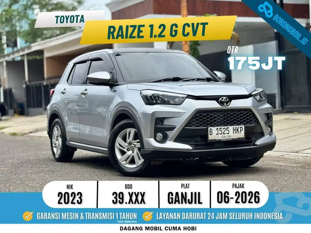 LOW KM RAIZE 1.2 G CVT 2023 TANGAN PERTAMA