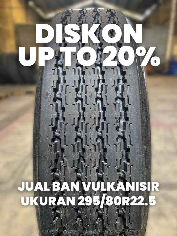 Ban Vulkanisir Dingin Ukuran 295/80R22.5
