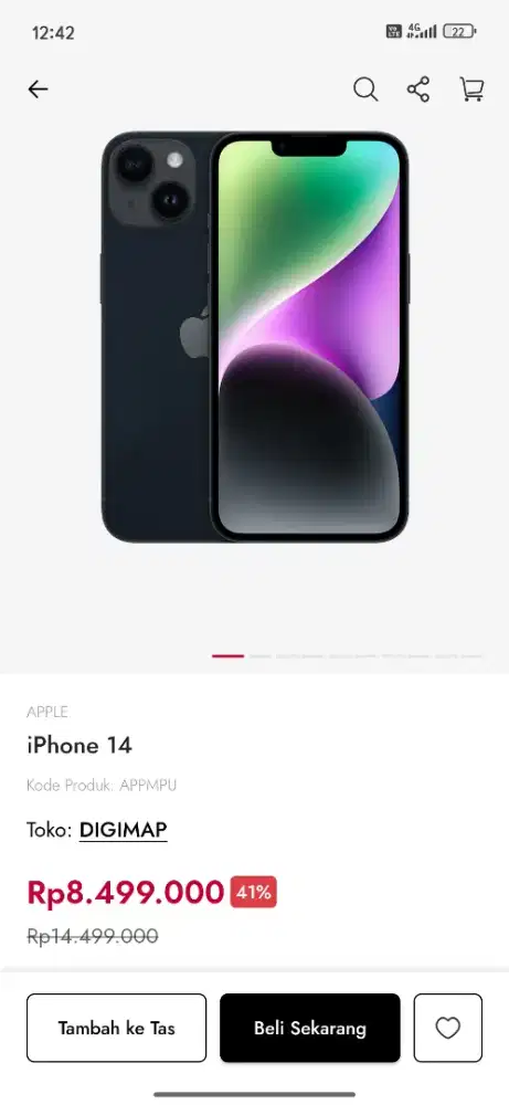 Iphone 14 128Gb Black