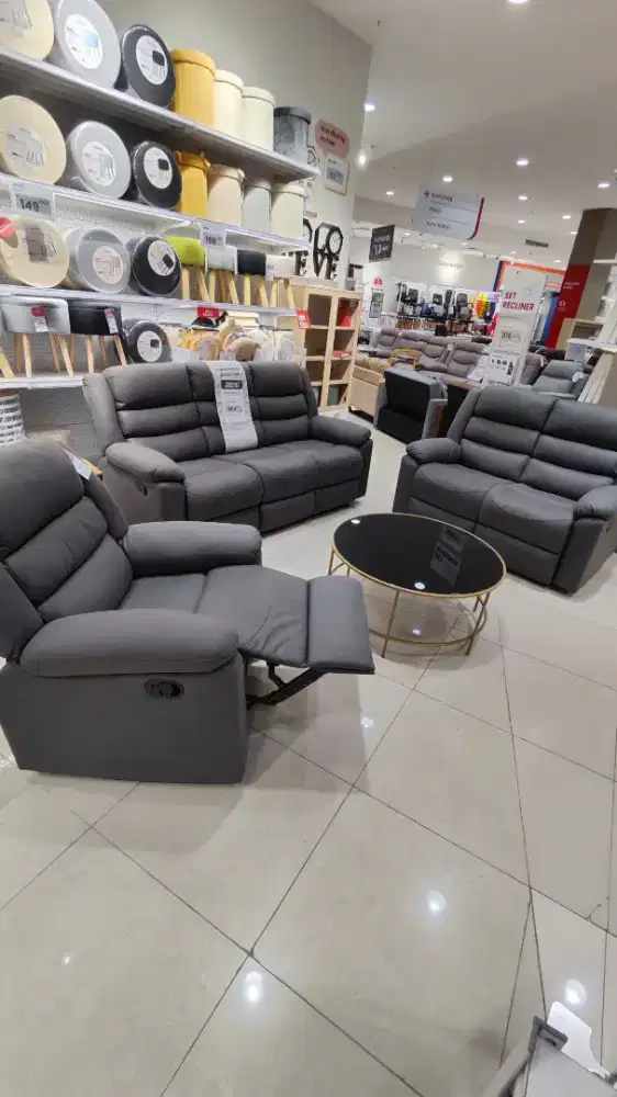 Sofaset Recliner Murah