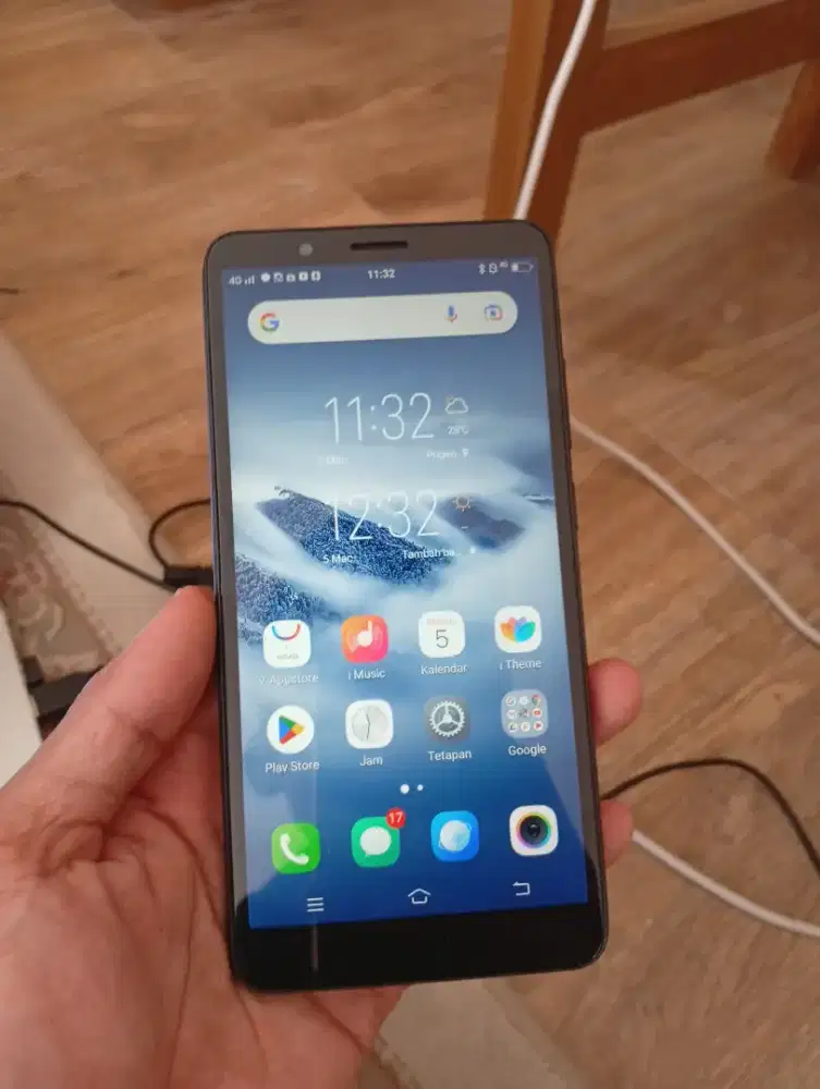 Vivo y91c layar 6.2 inci memory 16 gb kamera belakang 13 mp