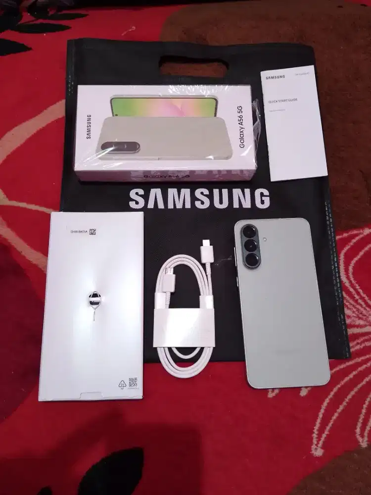 Samsung galaxy A56 8 256 olive fullset original sein like new
