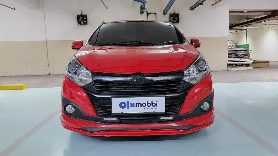 TDP 6,JT, Daihatsu Ayla 1.2 R Deluxe Bensin-MT Merah 2020
