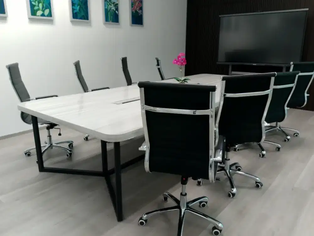Full set meja dan kursi rapat