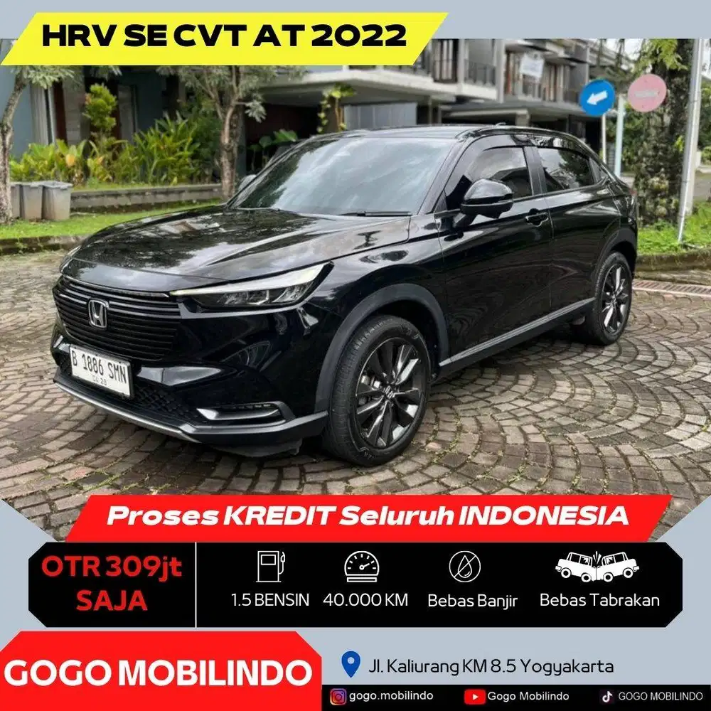 Honda All New HRV SE CVT Matic 2022 ISTIMEWA DP Minim Kredit Murah