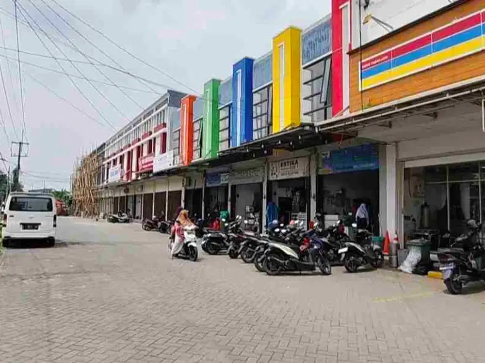 Ruko Gress 2 Lt Lingkungan Ramai Siap Usaha di Taman Sidoarjo Dekat Tol Karangpilang Surabaya