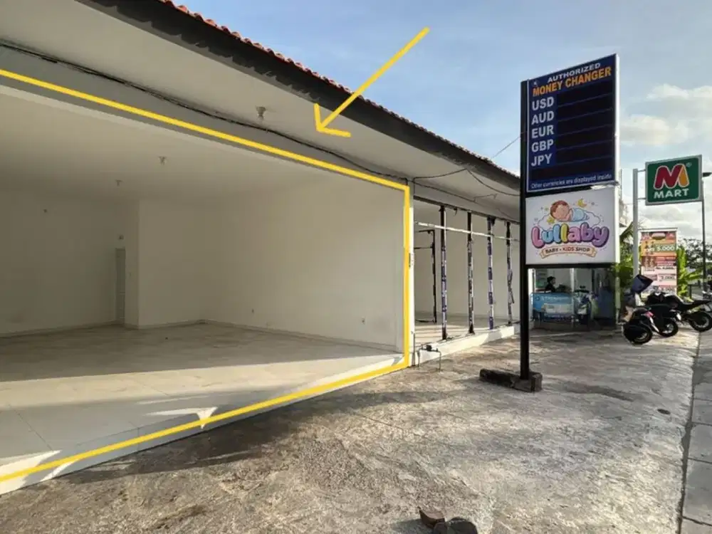 Ruko Baru Dekat Pantai Disewakan, di Area Batu Bolong Canggu