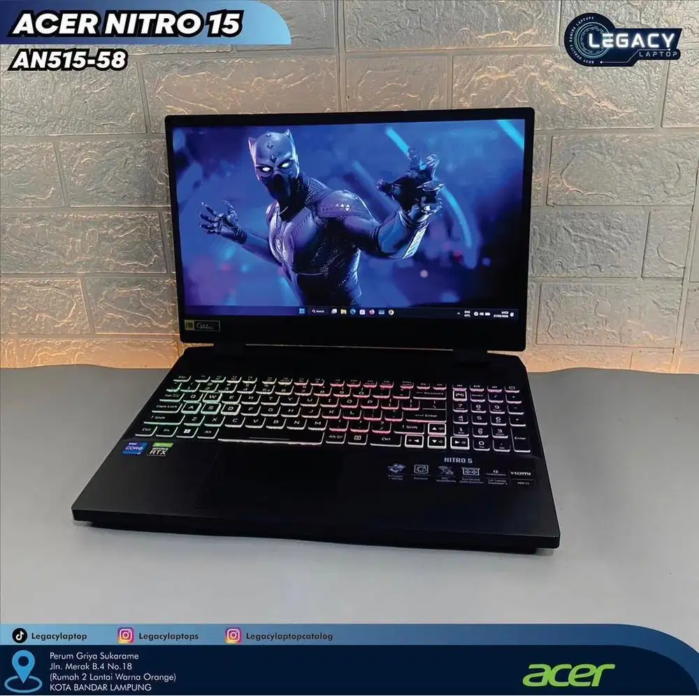 ACER NITRO 15 AN515-58 | CORE I7 GEN 12 | RTX 3050 4GB