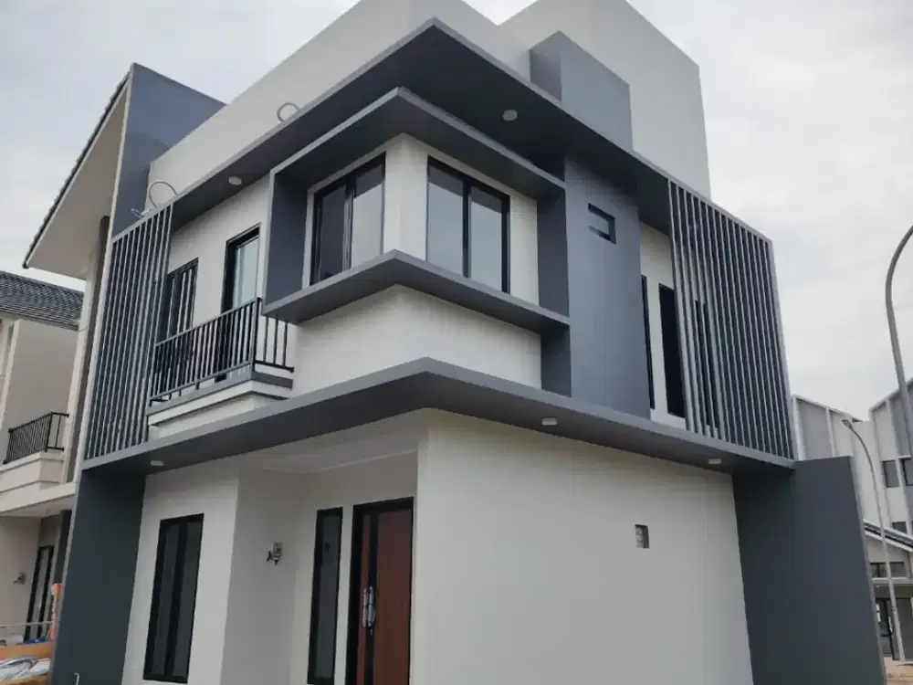 Rumah Hook Baru 2 Lantai Cluster Deltamas