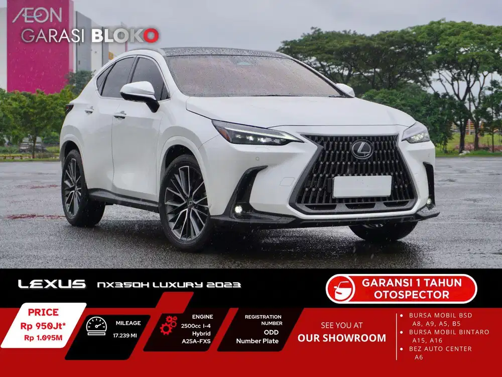 (Warranty ON) Lexus NX350h Hybrid Facelift Luxury A25A-FXS 2023 / 2024