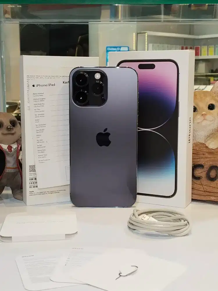 iPhone 14 Pro Max 256GB DeepPurple iBox RESMI INDONESIA