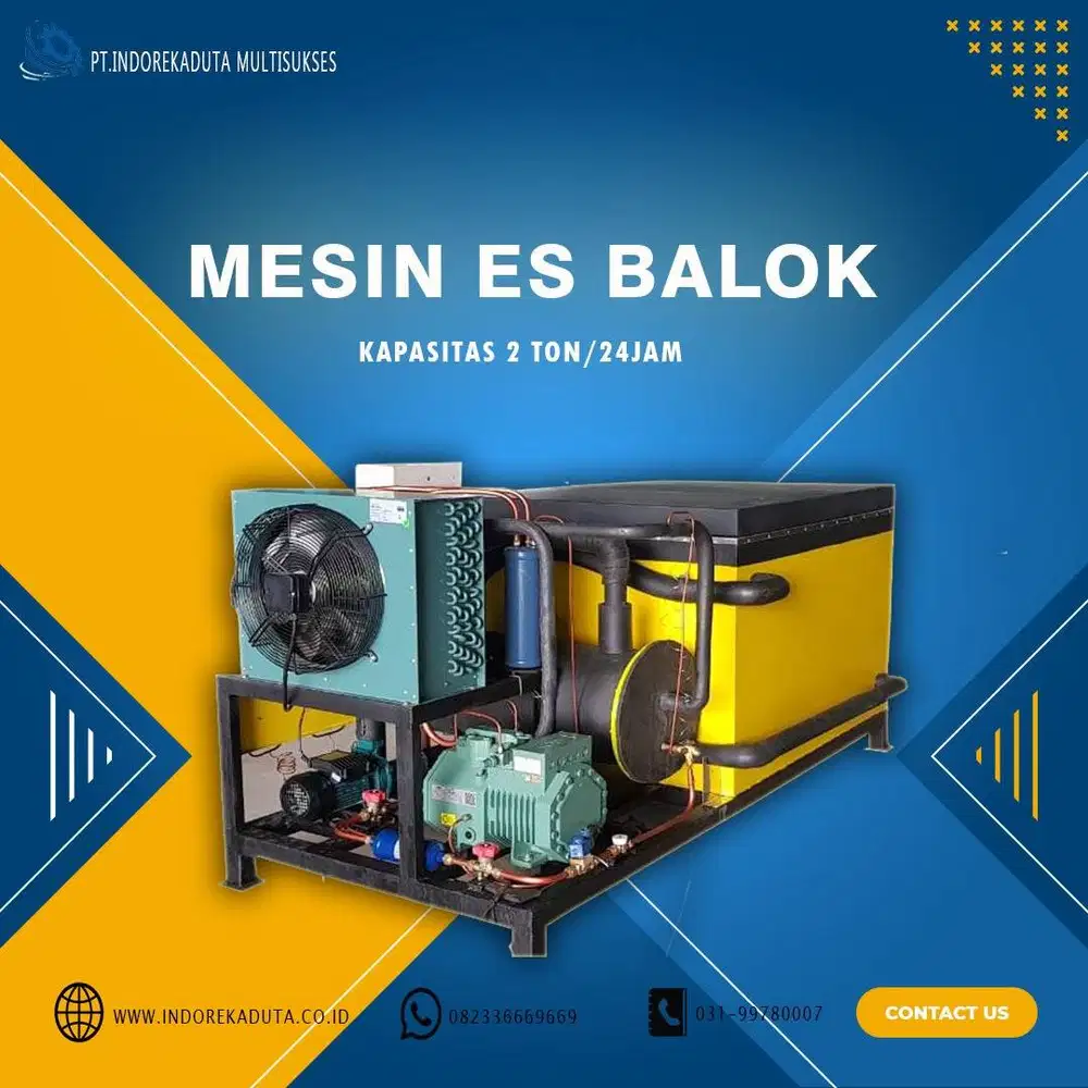 MESIN ES BALOK KAPASITAS 2 TON