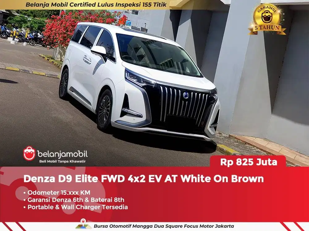 [ GARANSI 5TH ] Denza D9 D 9 Elite FWD 4x2 EV AT 2025 2024