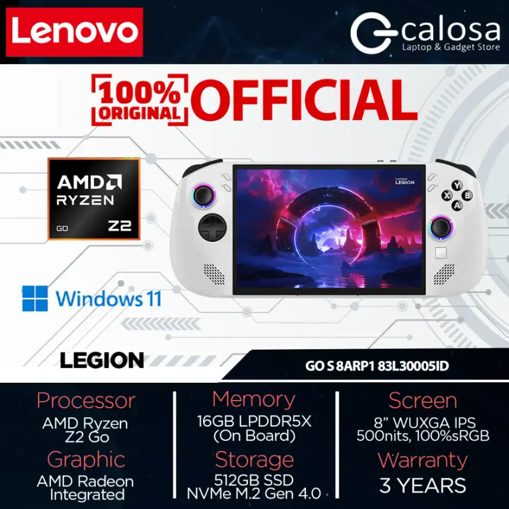 LEGION GO S DDR5 16GB/513GB