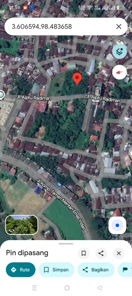 DIJUAL TANAH, SHM. LUAS 1.748M2