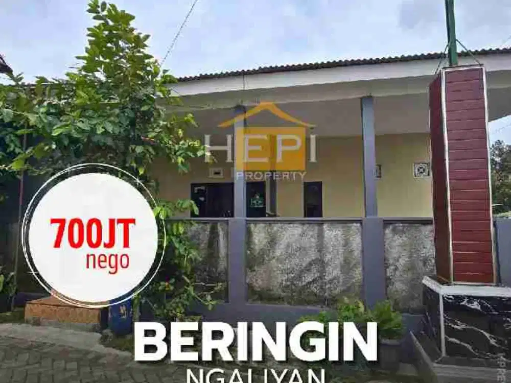 Di Jual Rumah Cantik di Beringin Ngalian Semarang