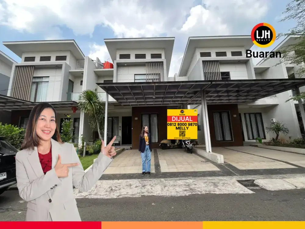 Dijual Rumah Minimalis Modern Cluster Shinano Jakarta Garden City Jakarta Timur