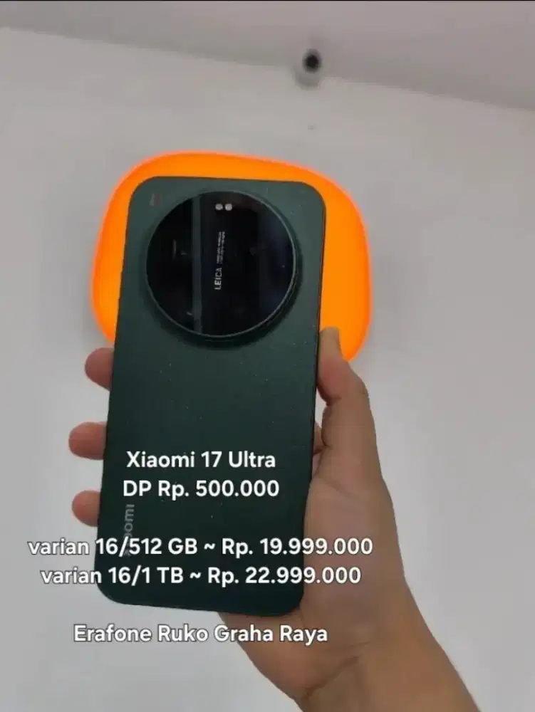 PRE ORDER XIAOMI 17 ULTRA DP CUMA 500K